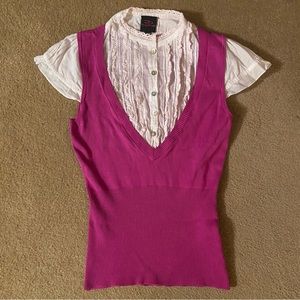 Bebe milkmaid top